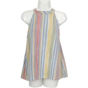 Anthropologie W5, Sleeveless Halter Top, Multicolor, Size L Women